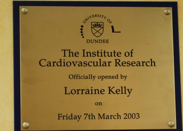 We are very grateful to Lorraine Kelly for opening the new areas.