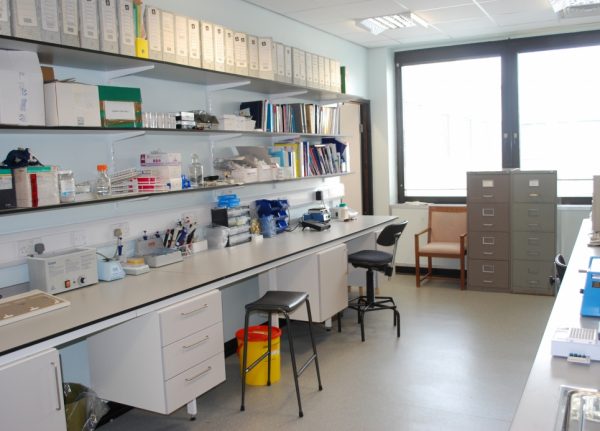 This second whole laboratory was refurbished using a large TICR donation.